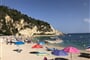 Lefkada - pláž v Agios Nikitas