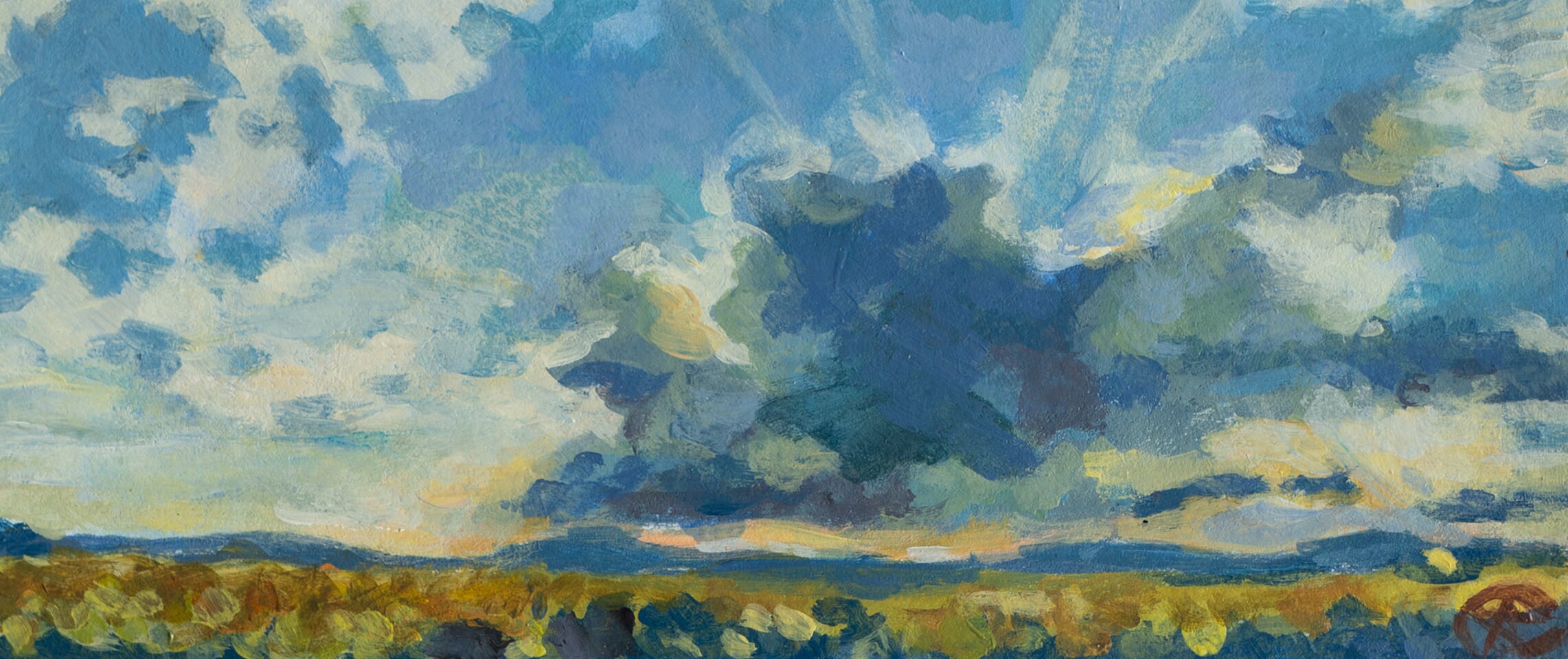 Glowing cloud