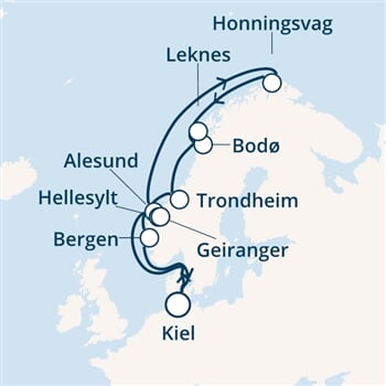 Trasa plavby CFS-KEL12019