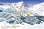 26 Lyžování Bulharsko A21 Ski map Bansko