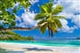 Tropická scenérie na ostrově Seychely