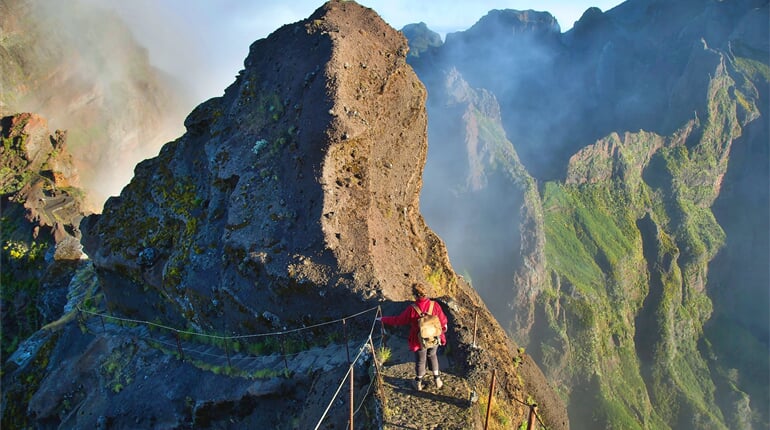 Turistika na Pico Ruivo - ostrov Madeira