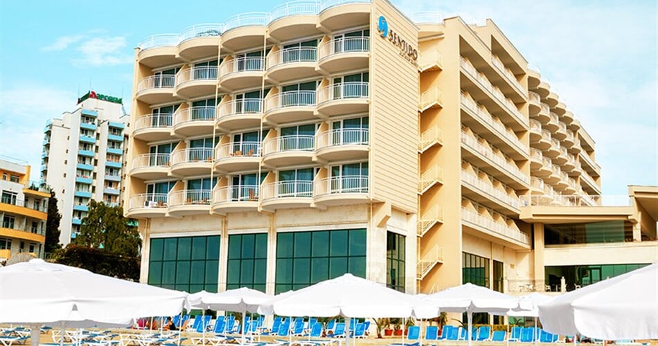 Hotel Bilyana Beach: fotografie vybavení exteriérů a interiérů ubytování.