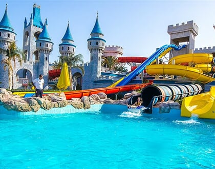 Hotel Serenity Alma Resort (ex. Serenity Fun City): fotografie vybavení exteriérů a interiérů ubytování.