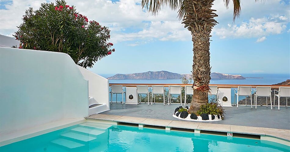 Hotel Cliff Side Suites: fotografie vybavení exteriérů a interiérů ubytování.