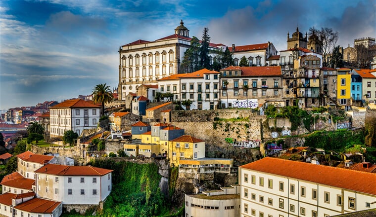 Přístav Porto v Portugalsku