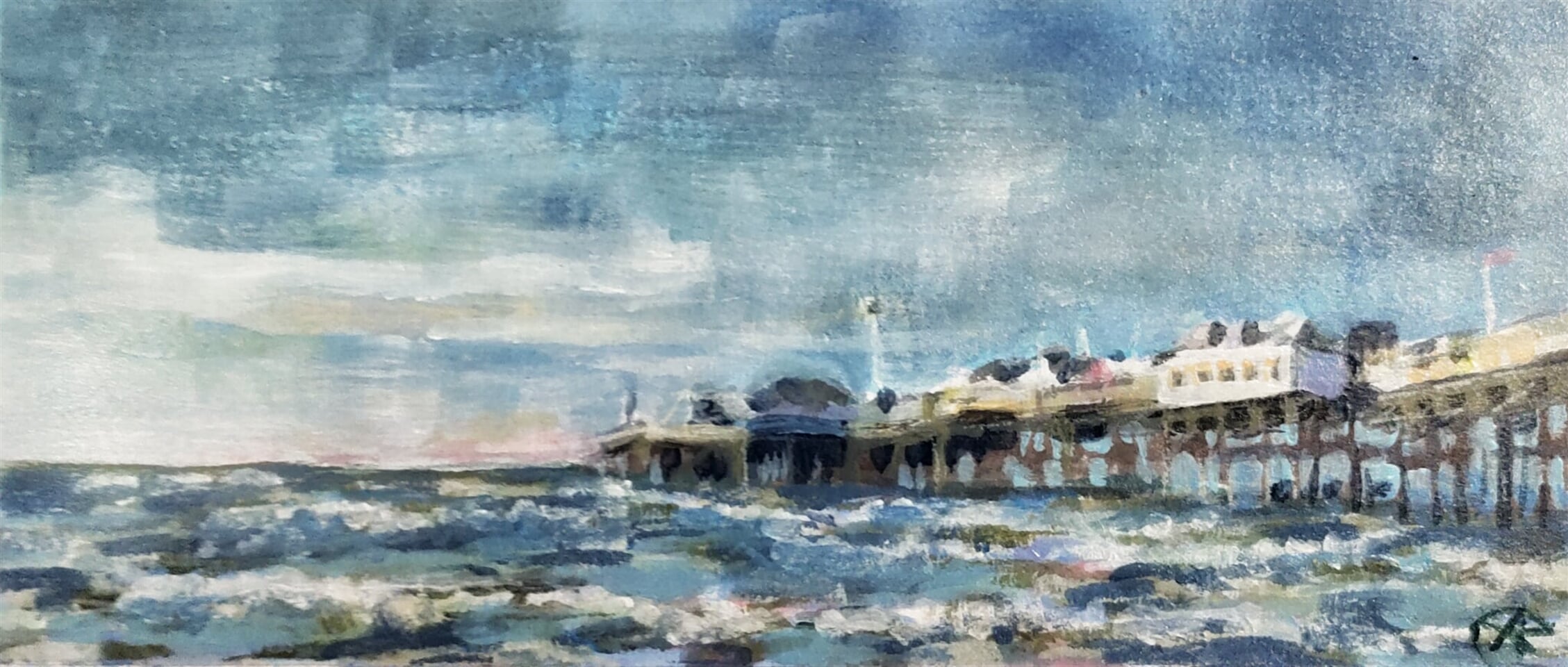 England seaside pier