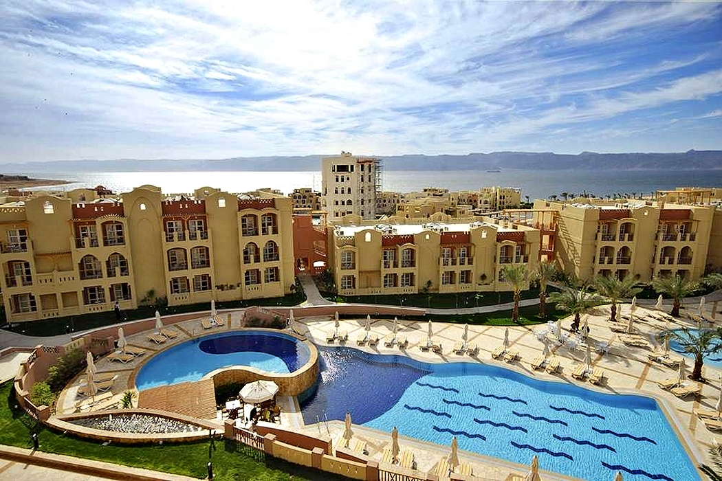Jordánsko - hotelu u Rudého moře v Tala Bay (Aqaba)