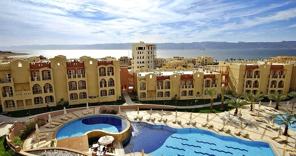 Jordánsko - hotelu u Rudého moře v Tala Bay (Aqaba)