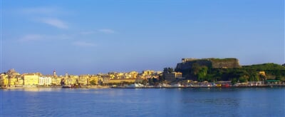 Panorama města Korfu