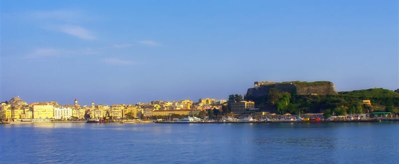 Panorama města Korfu