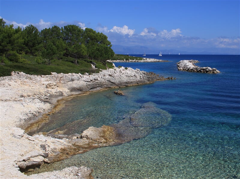 Okolí Gaios, hlavního města ostrova Paxos