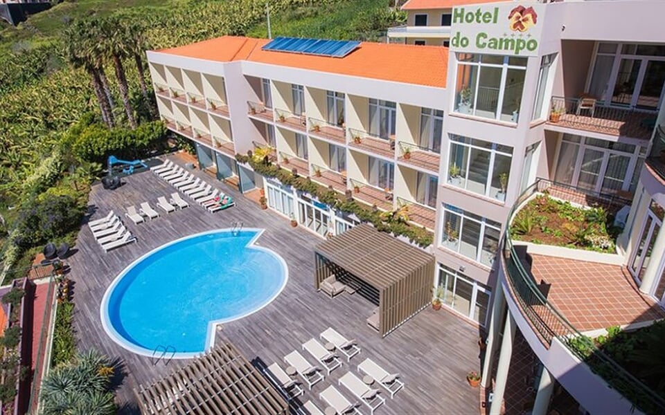 Hotel Do Campo: fotografie vybavení exteriérů a interiérů ubytování.