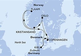 MSC Grandiosa - Německo, Dánsko, Norsko (z Kielu)