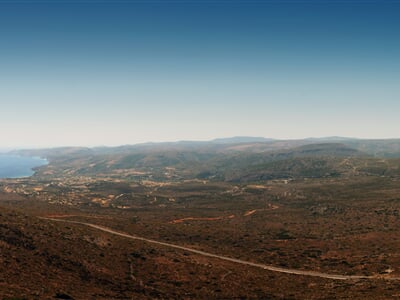 Panorama řeckého ostrova Kythira