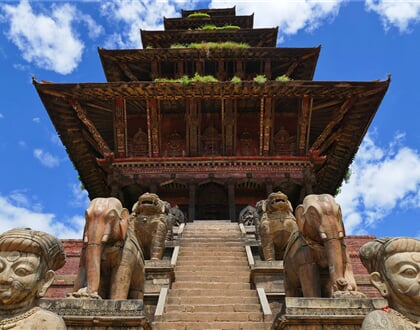 Nepál - Nyatapola Temple