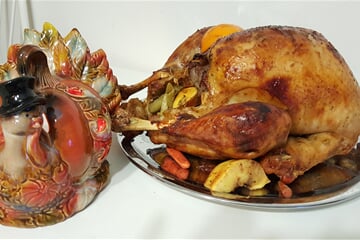 Turecké speciality, pečené kuře