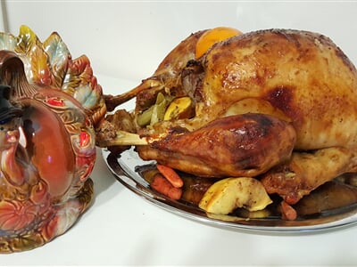 Turecké speciality, pečené kuře