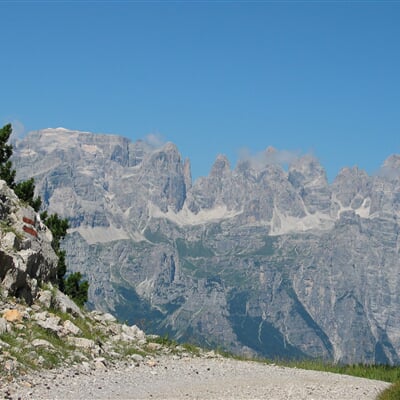 Dolomiti di Brenta view from Paganella Ski