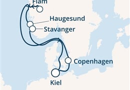 Costa Diadema - Německo, Dánsko, Norsko (z Kielu)
