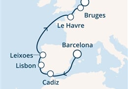 Costa Fascinosa - Španělsko, Portugalsko, Francie, Belgie, Nizozemí (z Barcelony)