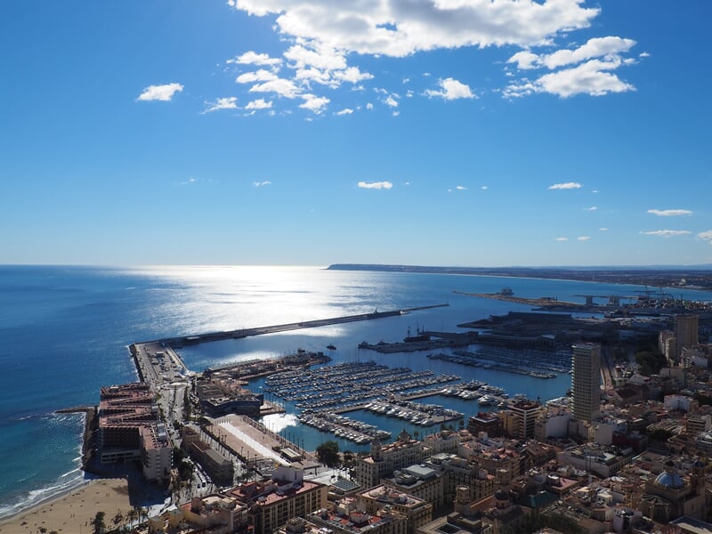 Přístav Alicante na Costa Blanca