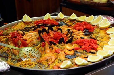 Typická španělská paella