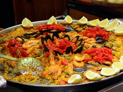 Typická španělská paella