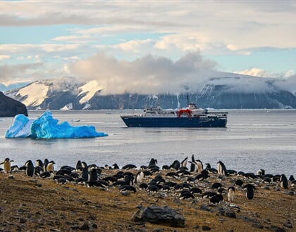 V Ortelius at devil's island, antarctica Thomas Laumeyer