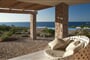 Vila CANNEDI venkovní posezení, Isola Rossa, Sardinie