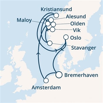 Trasa plavby CFO-BRV11013