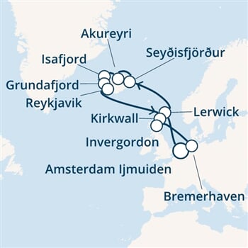 Trasa plavby CFO-IJM14024