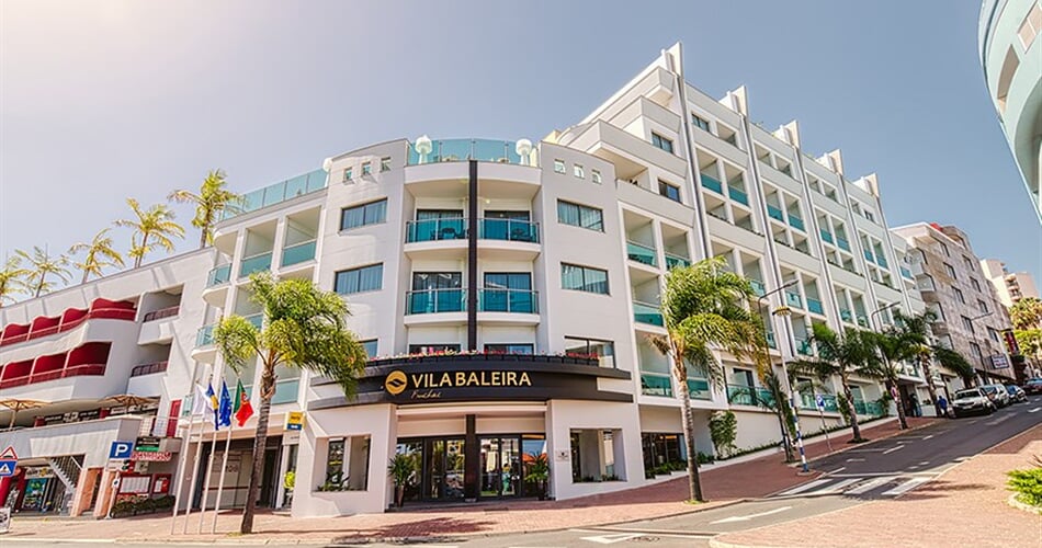 Hotel Vila Baleira: fotografie vybavení exteriérů a interiérů ubytování.