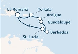 Costa Pacifica - Dominikán.rep., Nizozemské Antily, Panenské o. (britské) (z La Romana)