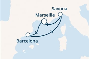 Costa Pacifica - Francie, Španělsko, Itálie (z Marseille)
