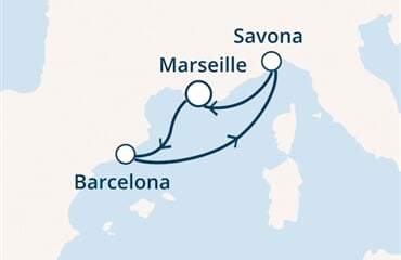 Costa Pacifica - Francie, Španělsko, Itálie (z Marseille)
