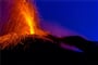 Erupce sopky Stromboli - Liparské ostrovy