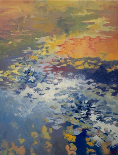 Obloha v aleji leknínů