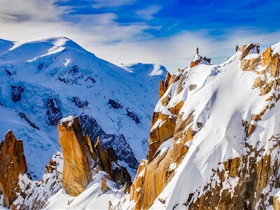 Horolezectví v zimě, Francouzské Alpy