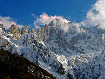 Monte Civetta v italských Dolomitech