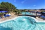 Bazén v hotelové části Country, Porto Cervo, Costa Smeralda, Sardinie