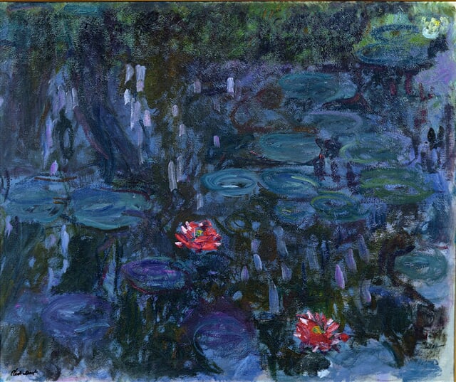 Nymphéas, reflets de saule (Claude Monet)