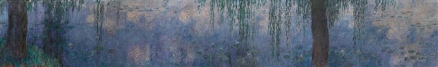 The Water Lilies   Morning with Willows   Claude Monet