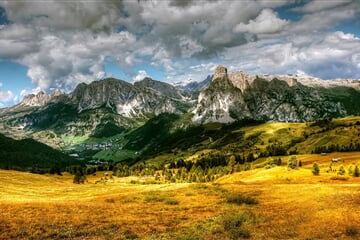 Alta Badia v Dolomitech