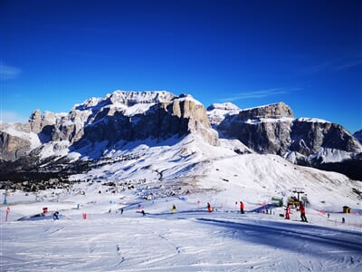 Lyžování na okruhu Sella Ronda, Alta Badia