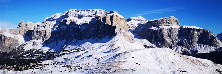 Lyžování v Alta Badia