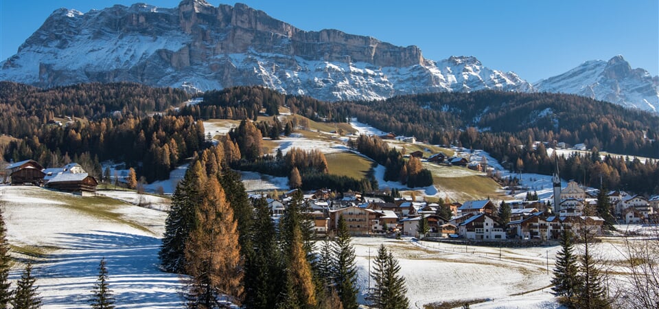 Lyžařská oblast Alta Badia v Jižním Tyrolsku