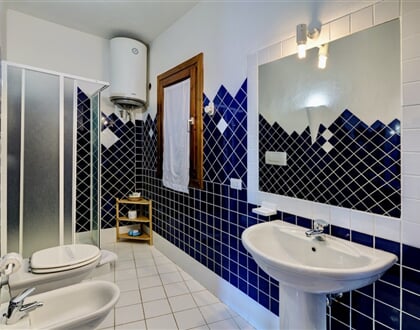 Koupelna, Vecchio Marino, Palau, Sardinie