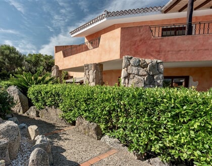 Exteriér apartmánů, Vecchio Marino, Palau, Sardinie