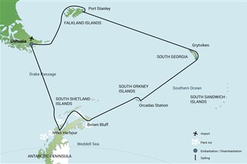 Falkland Islands - South Georgia - Antarctica (m/v Janssonius)